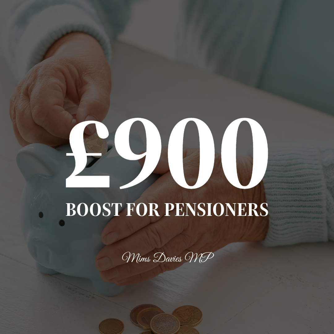 Mims Davies MP Welcomes £900 Boost For Pensioners In Mid Sussex | Mims ...